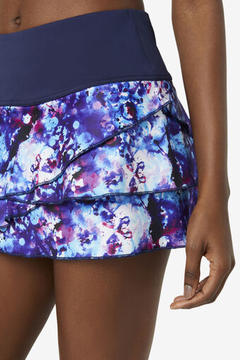 PICKLEBALL TIERED PRINTED SKORT