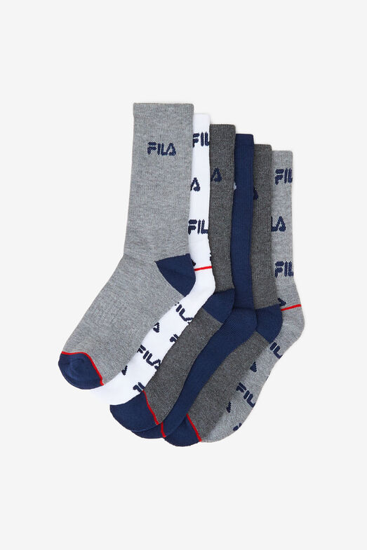 FILA LOGO ON LEG HC CREW 6PK