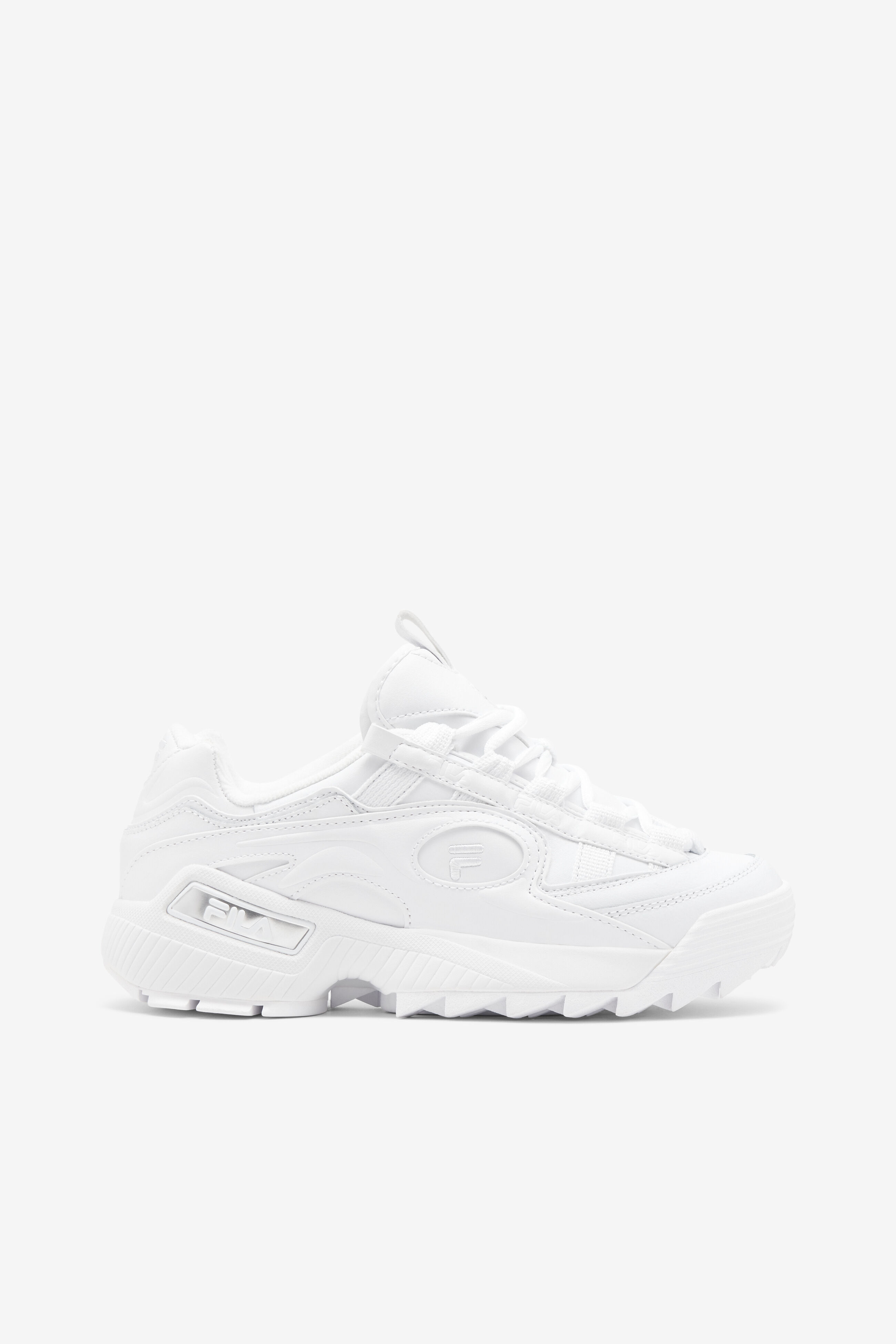 Chunky white sneakers store fila