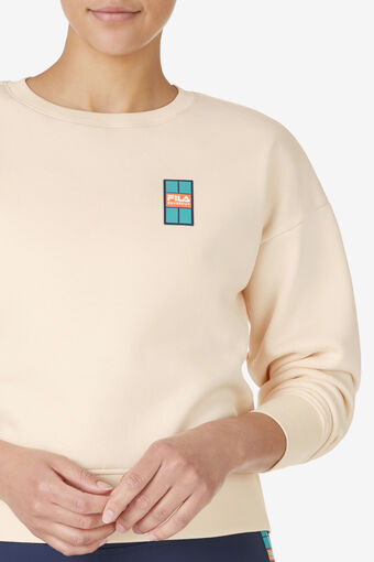 FILA X DVRX CROP CREW PULLOVER