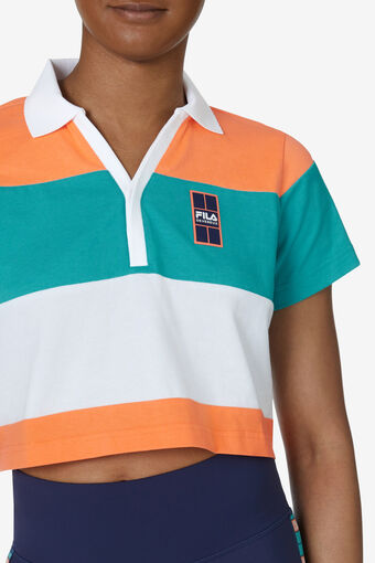 FILA X DVRX CROPPED SS POLO