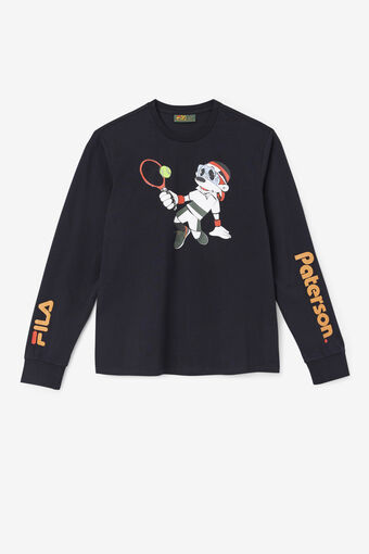 PATERSON X FILA LONG SLV TEE/BLACK/Large