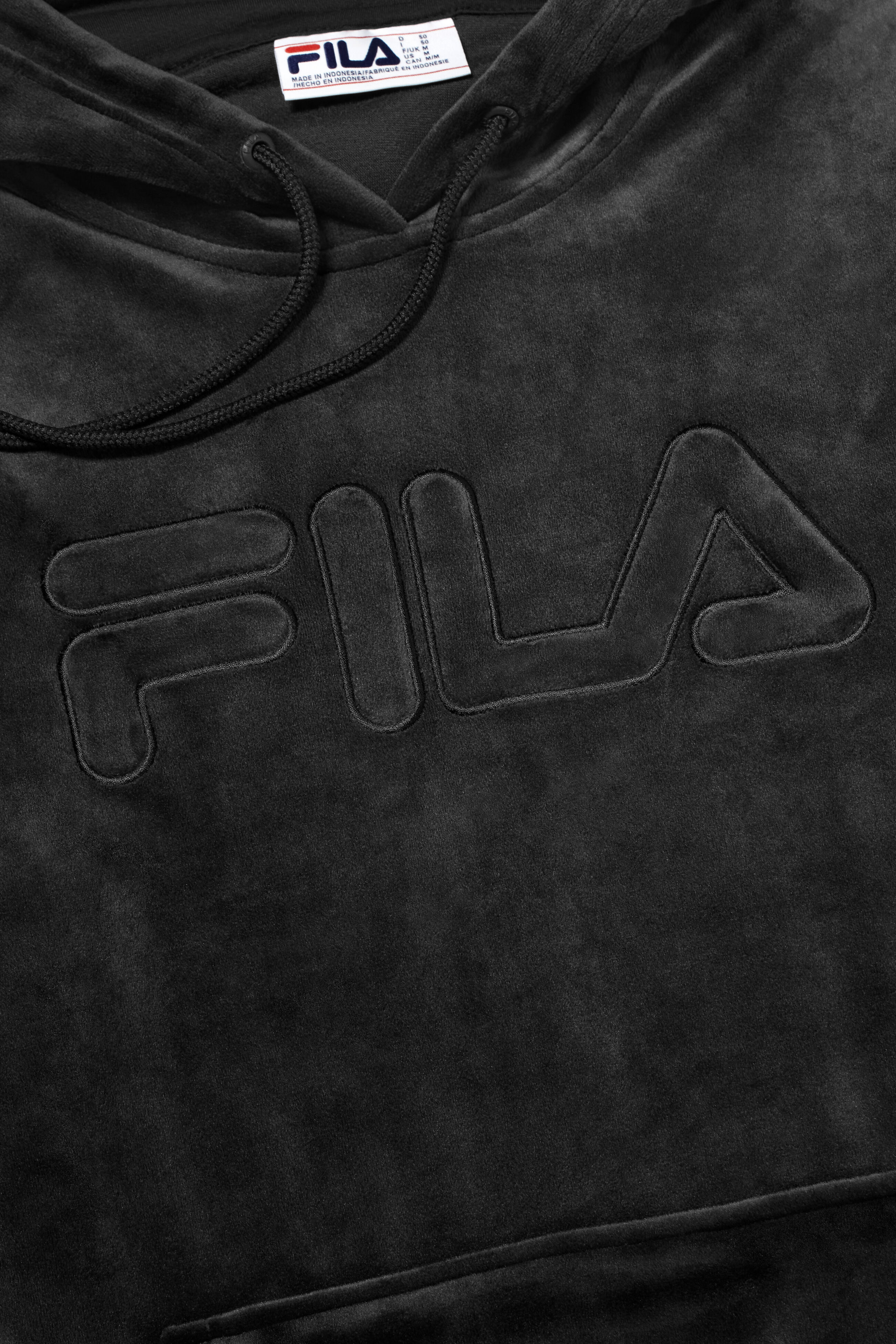 Fila asher shop velour hoodie