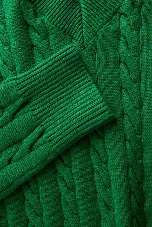 BASELINE CHNKY V-NECK SWEATER