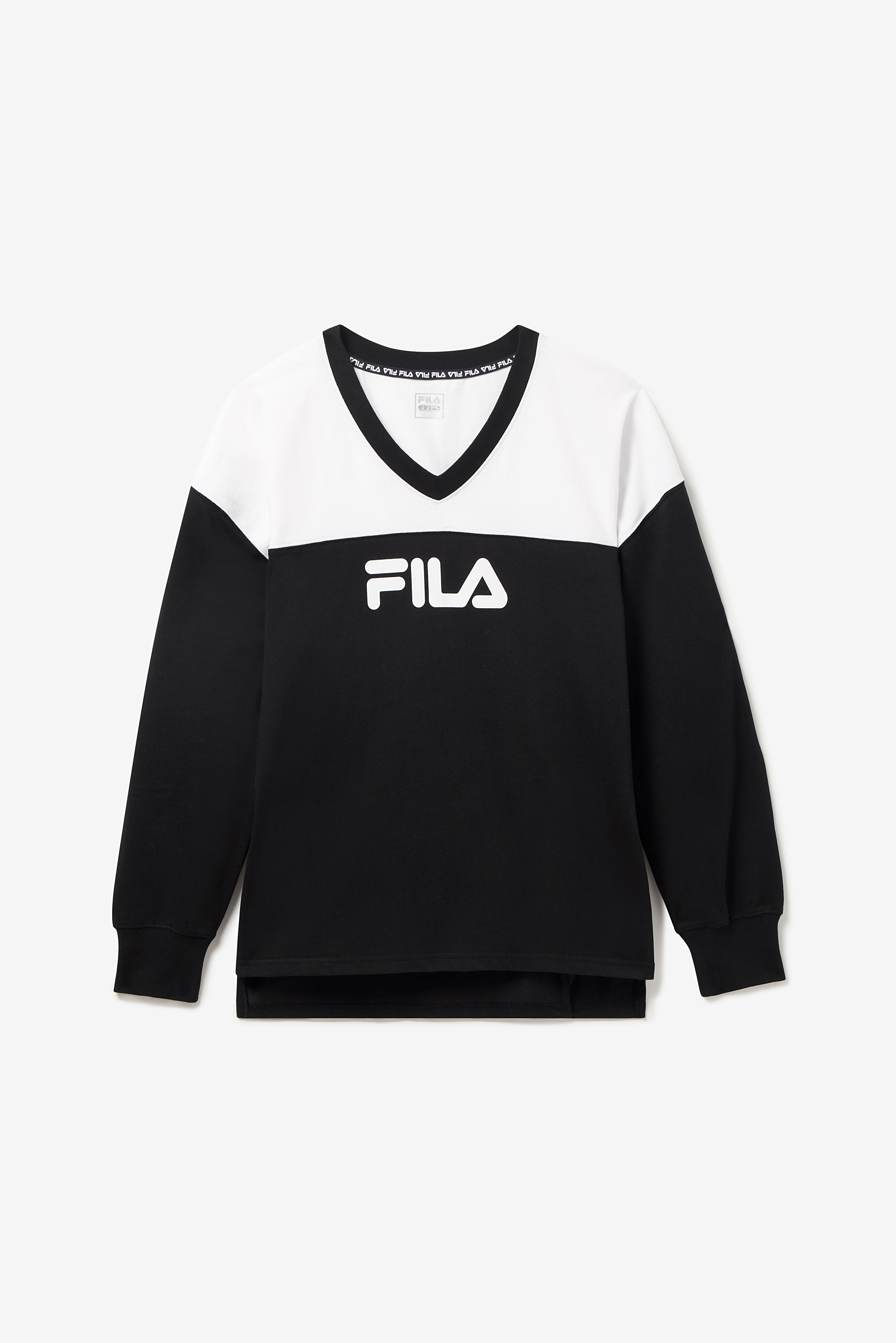 Fila v neck t shirt new arrivals