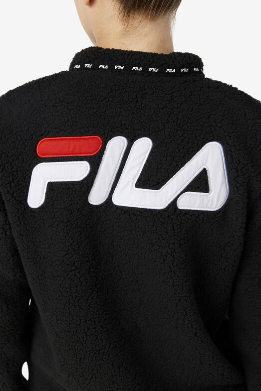 Shelly Sherpa Quarter Zip Jacket Sweaters & Outerwear | Fila