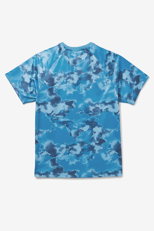 SHORT SLEEVE PRINTED CREW