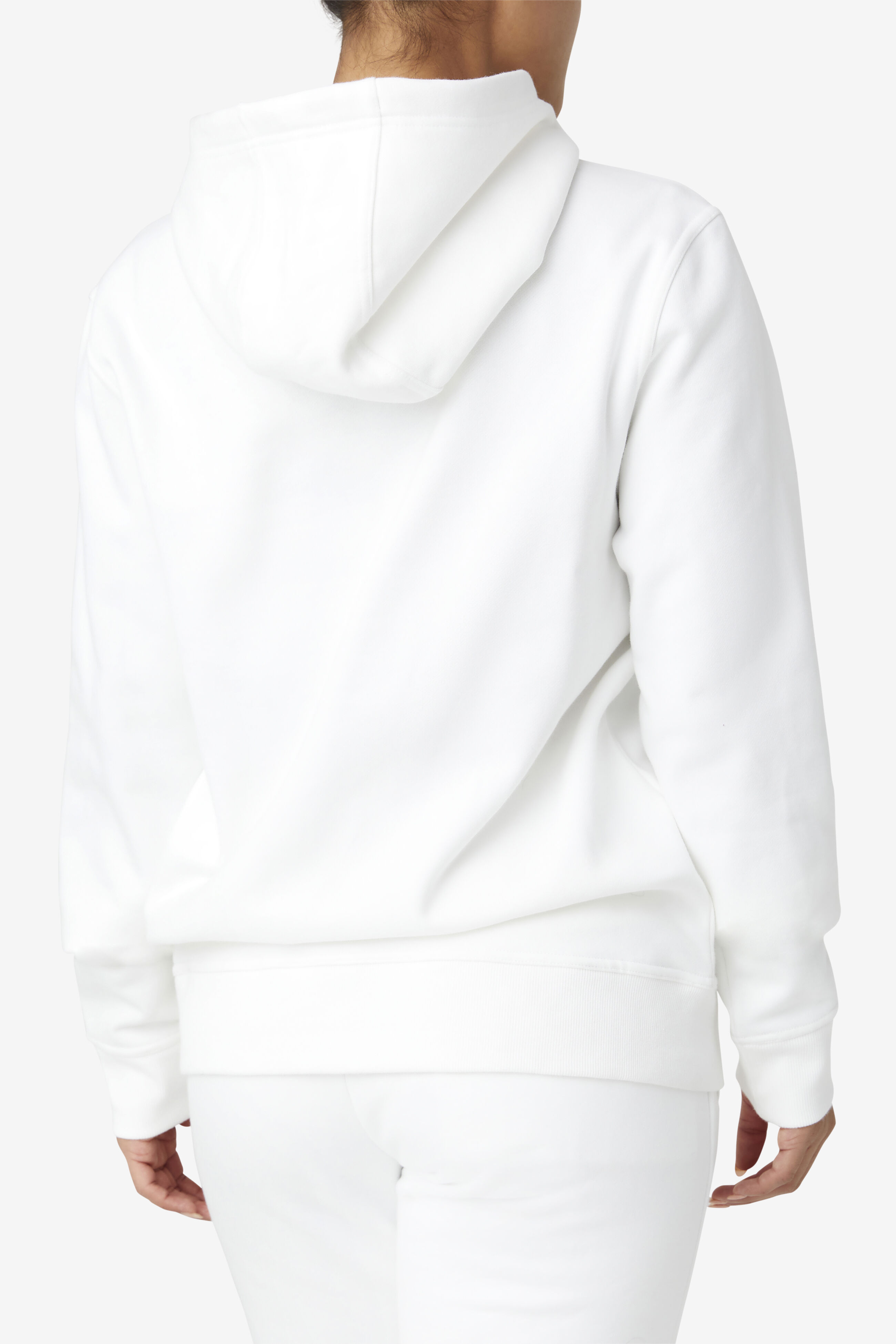 White hoodie large Clearance