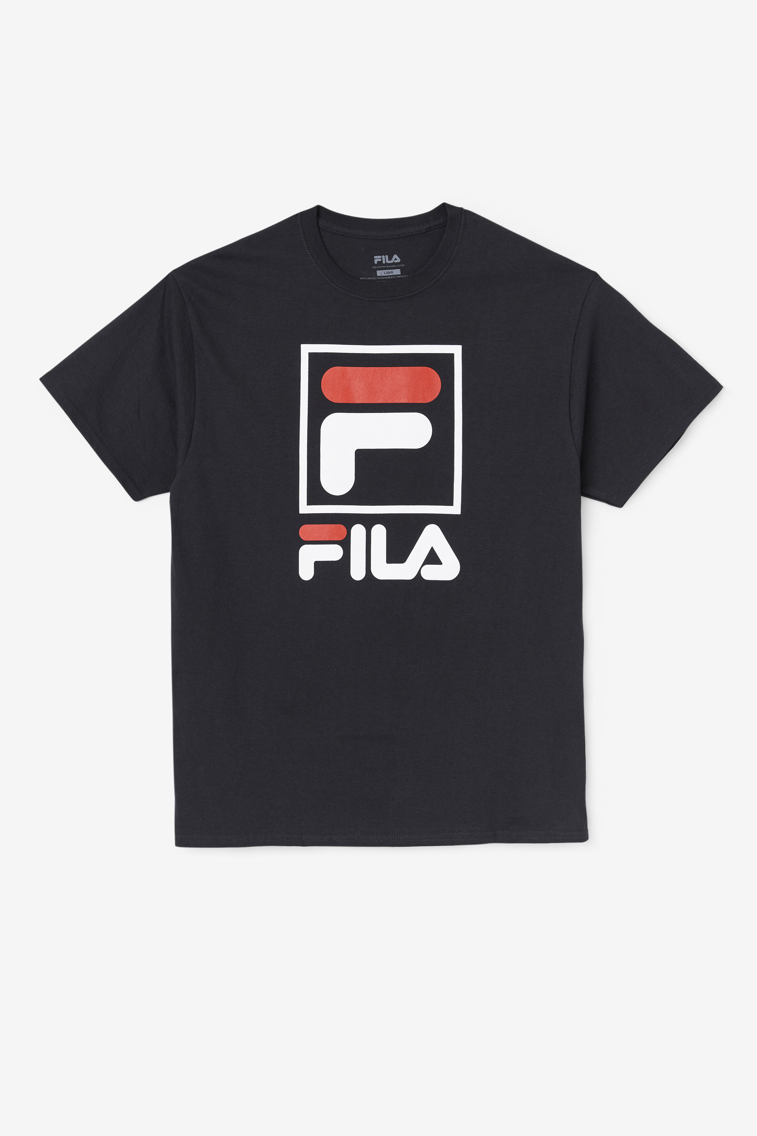 Stacked Short Sleeve Men s Logo Tee Fila