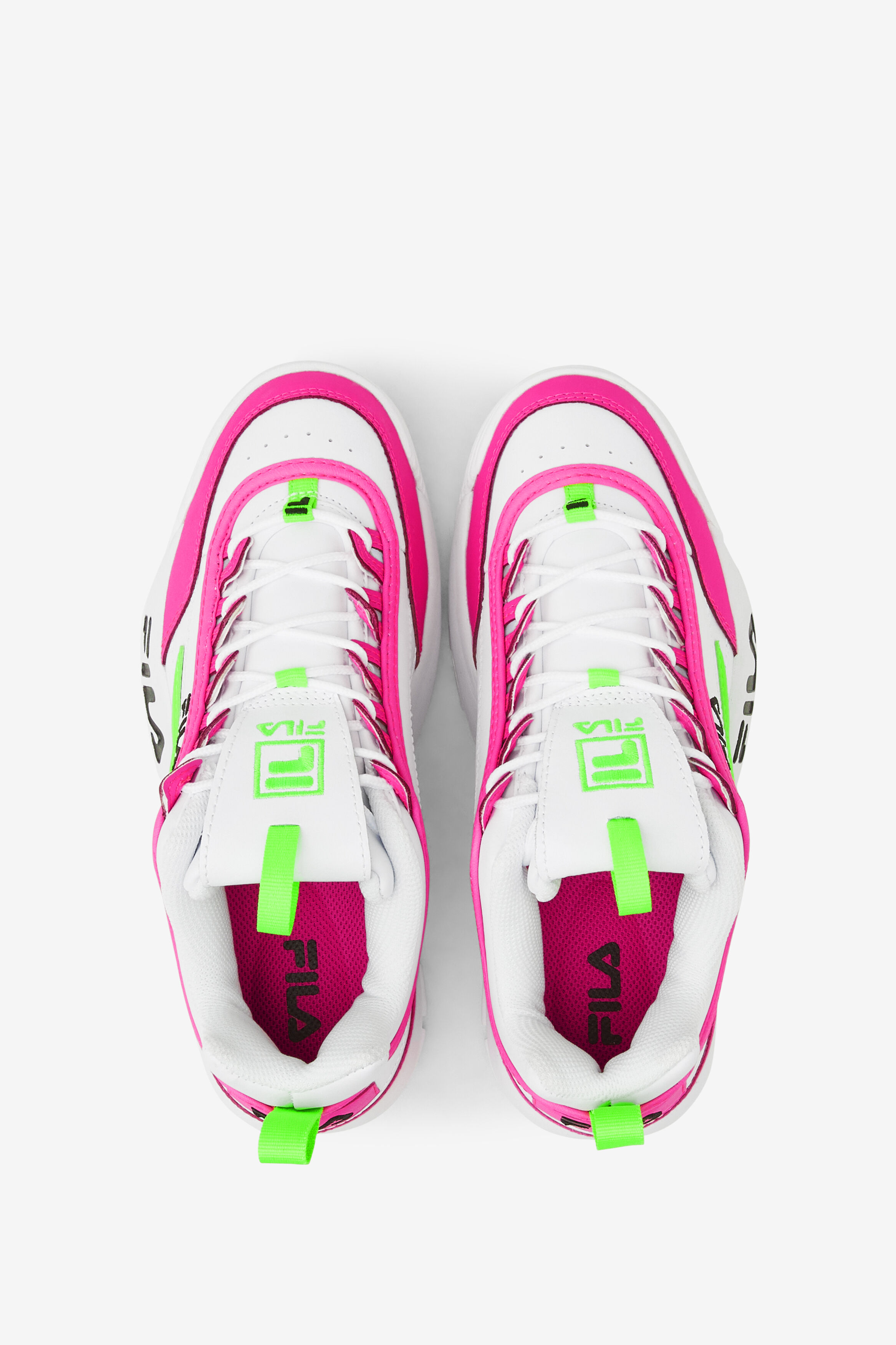 Lime green fila disruptor 2025
