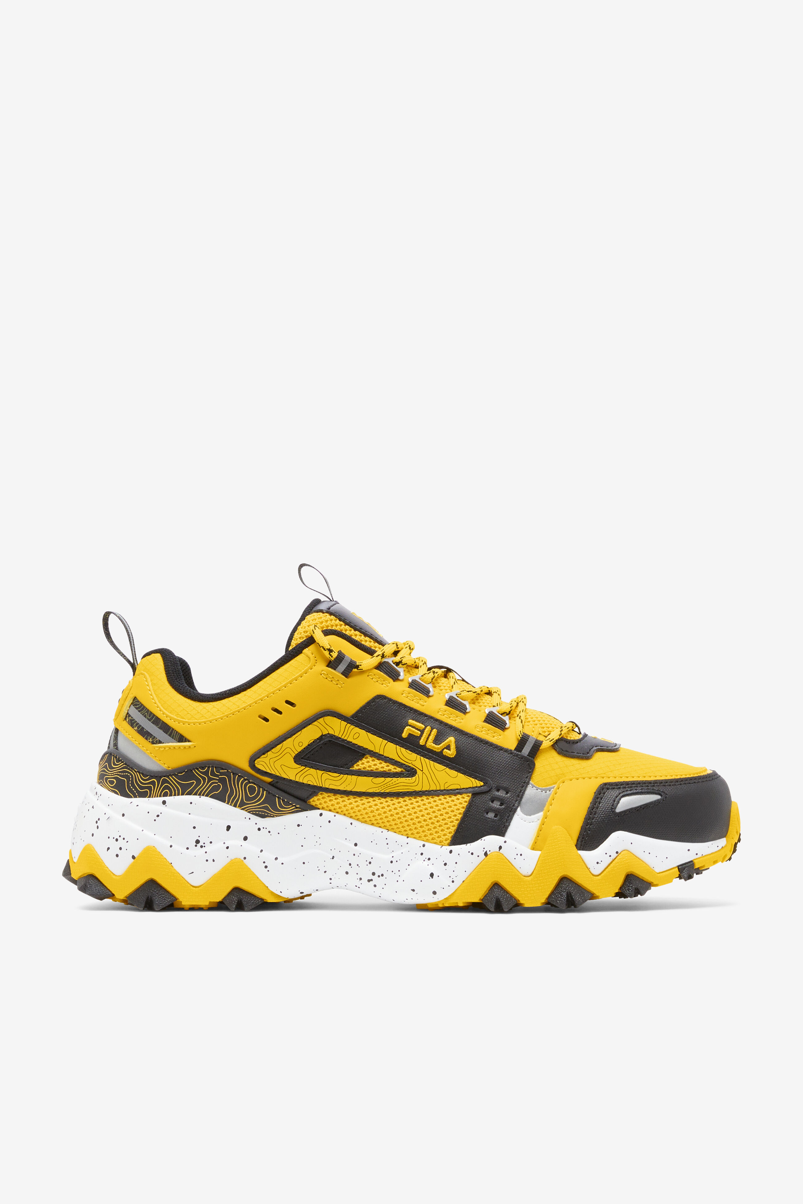 Men yellow fila shoes hotsell