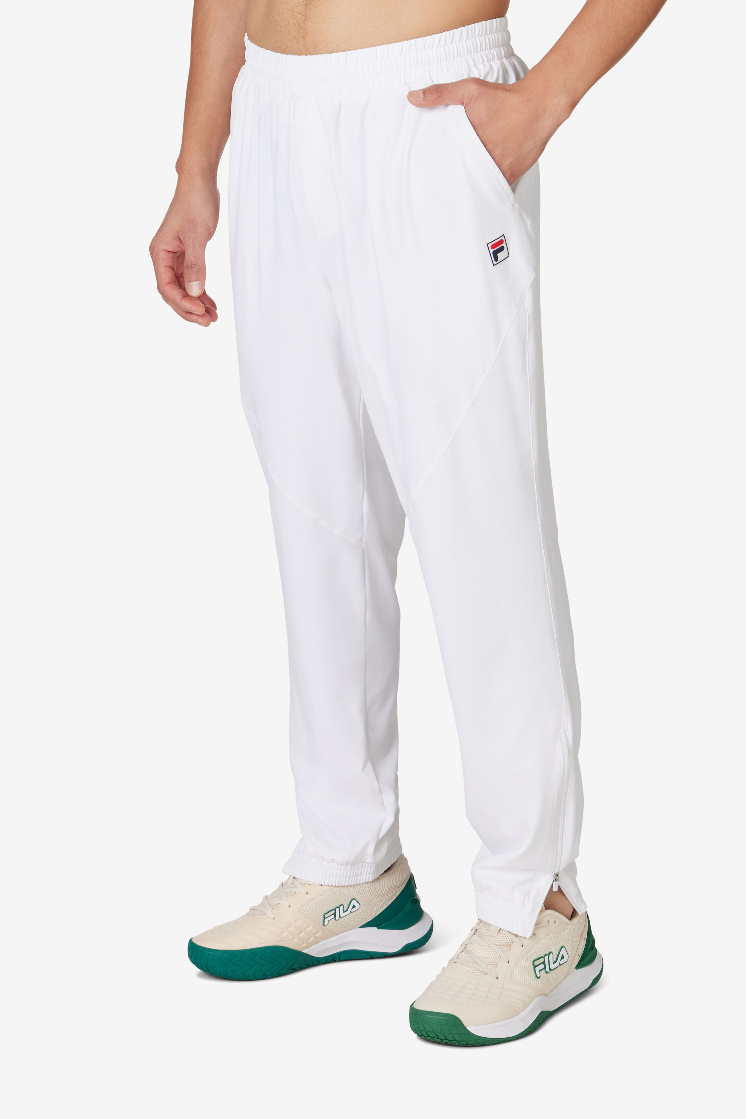 Fila white pants cheap