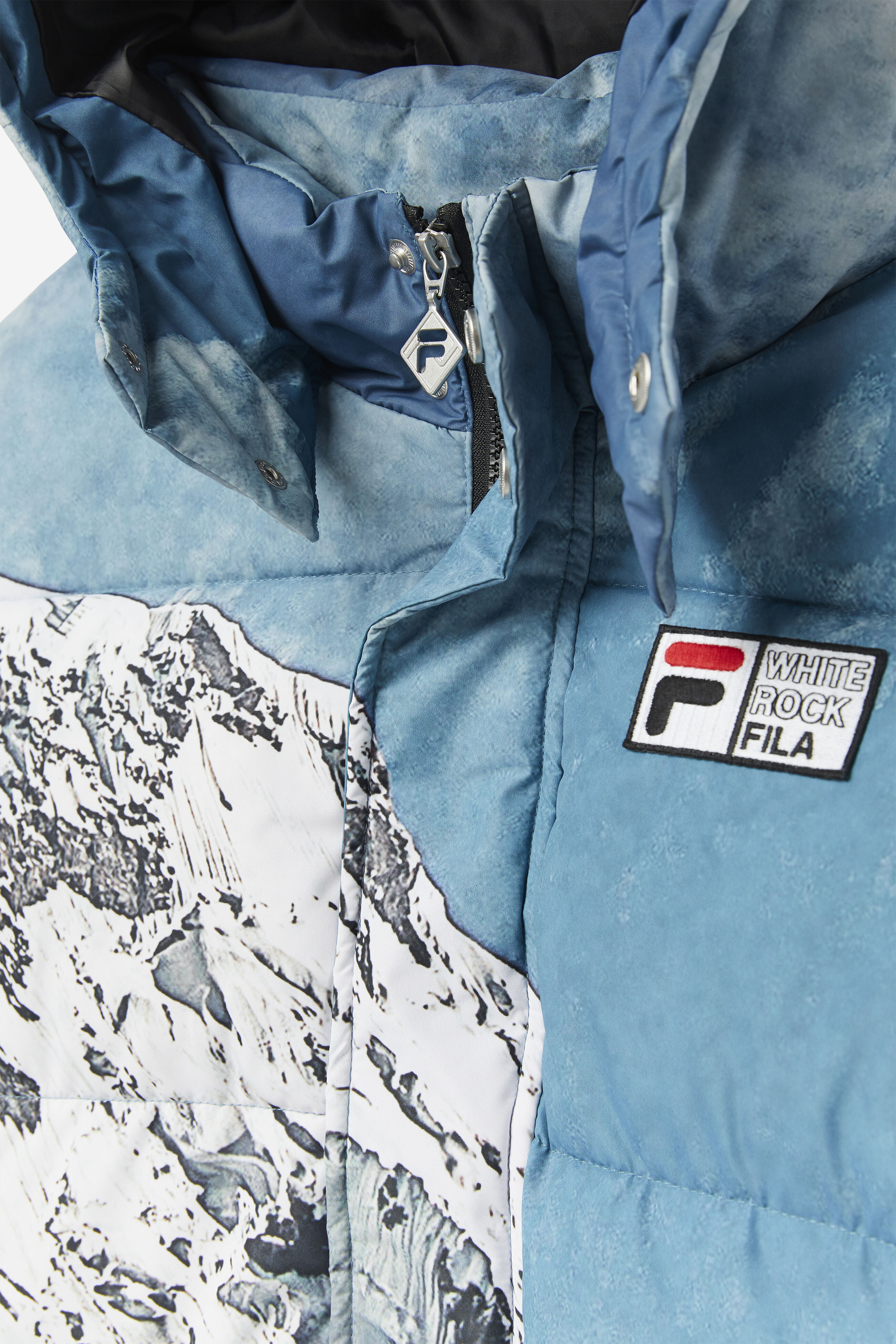 Fila white puffer jacket new arrivals