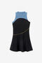 DRESS/BLK/DBLU/RATTN/Large