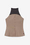 HIGH NECK RACERBACK TANK/STCCO/BLK/WHT/Medium