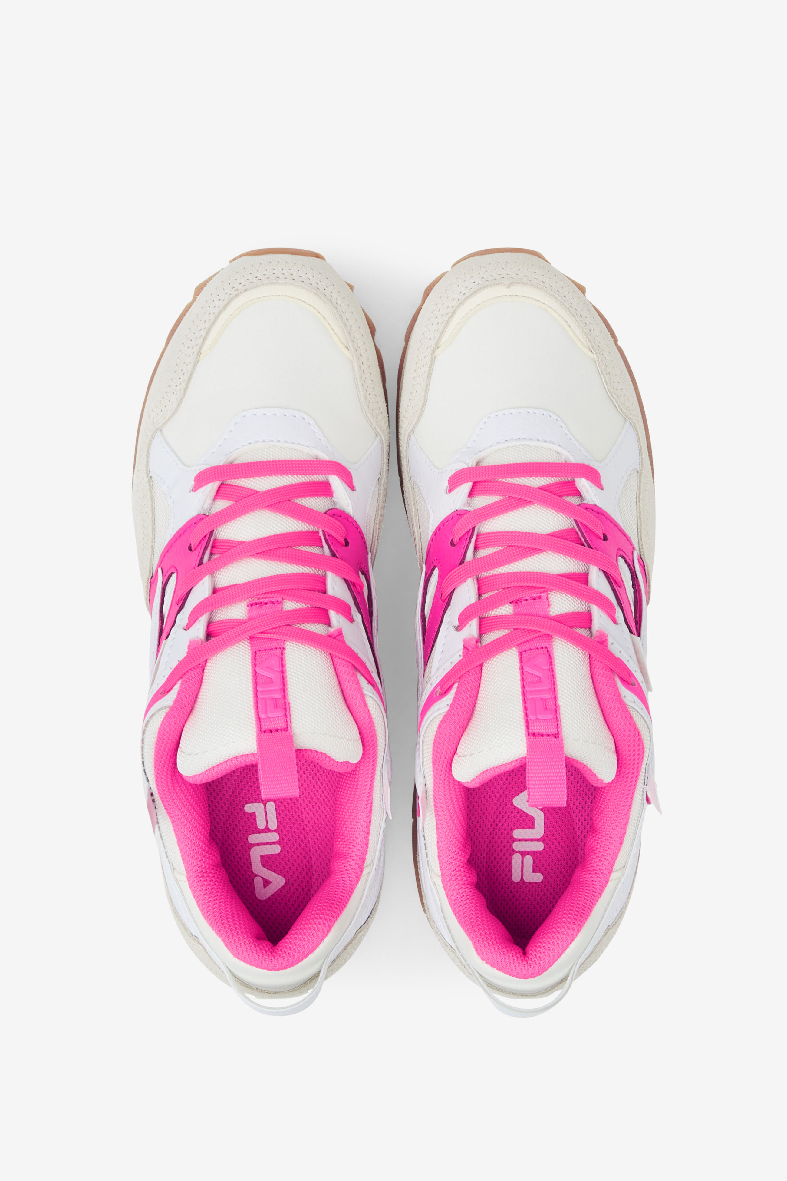 Chaussure fila new arrivals rose et blanche