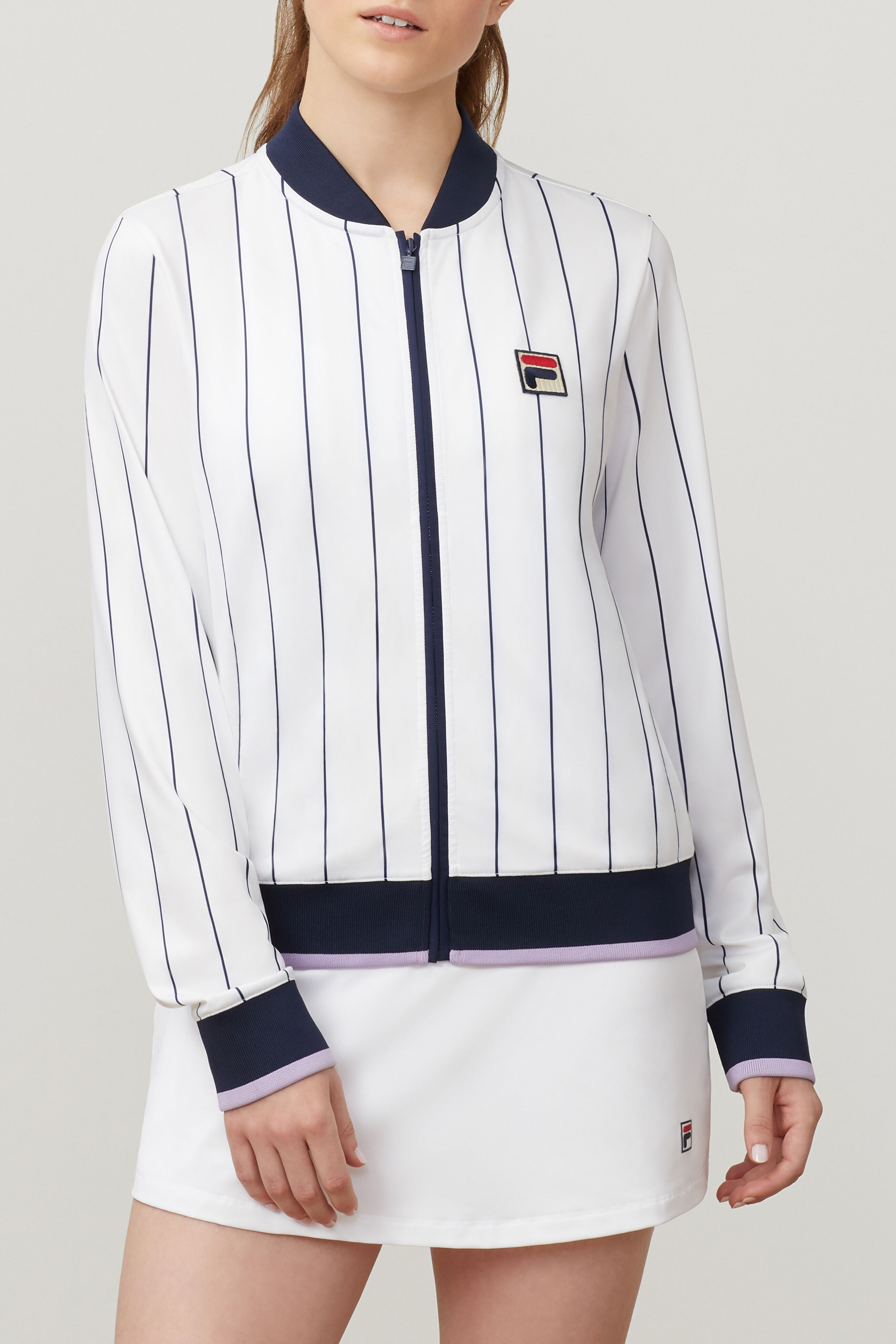Fila striped jacket hot sale