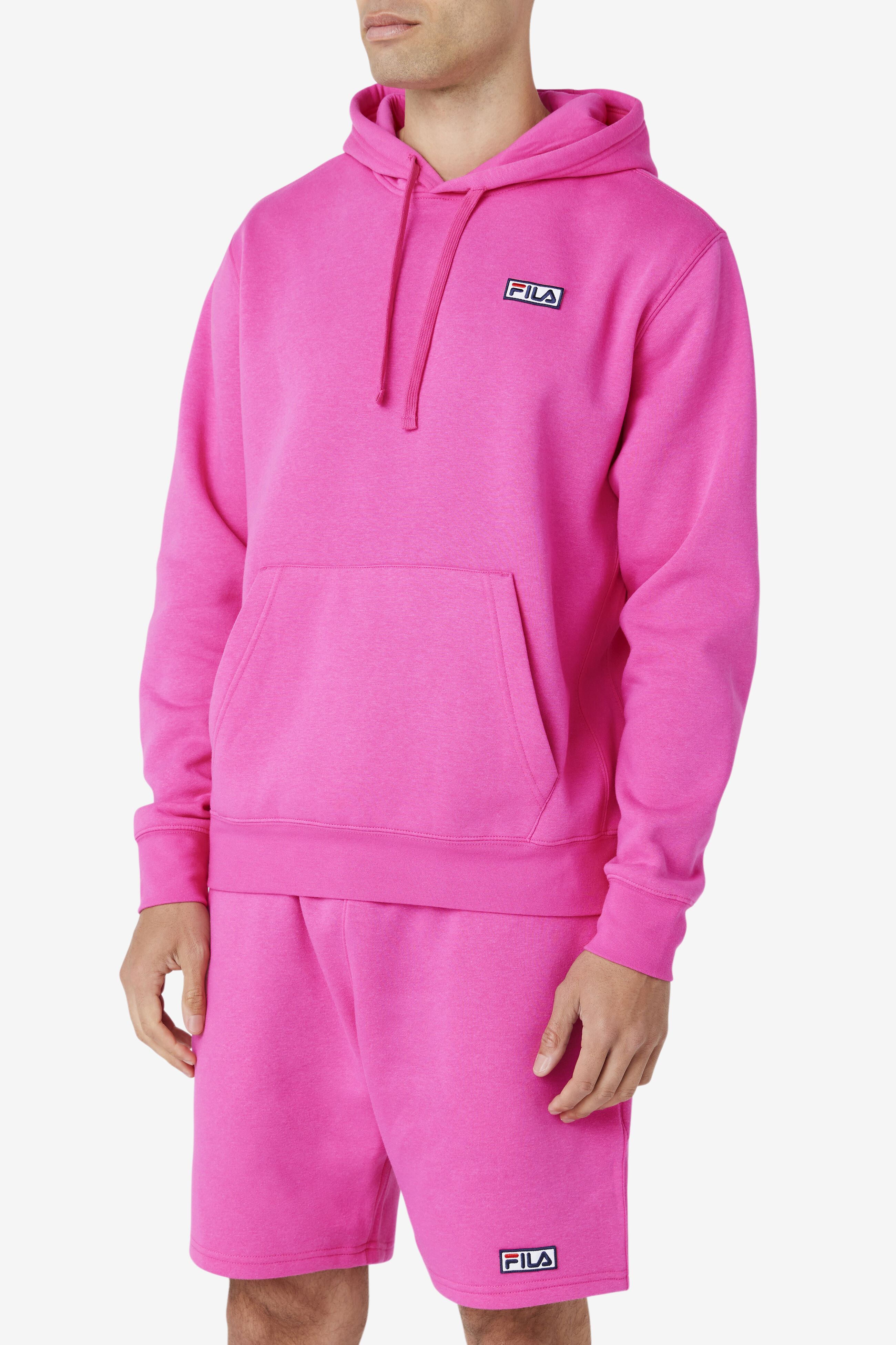 Fila sweatsuit mens on sale pink