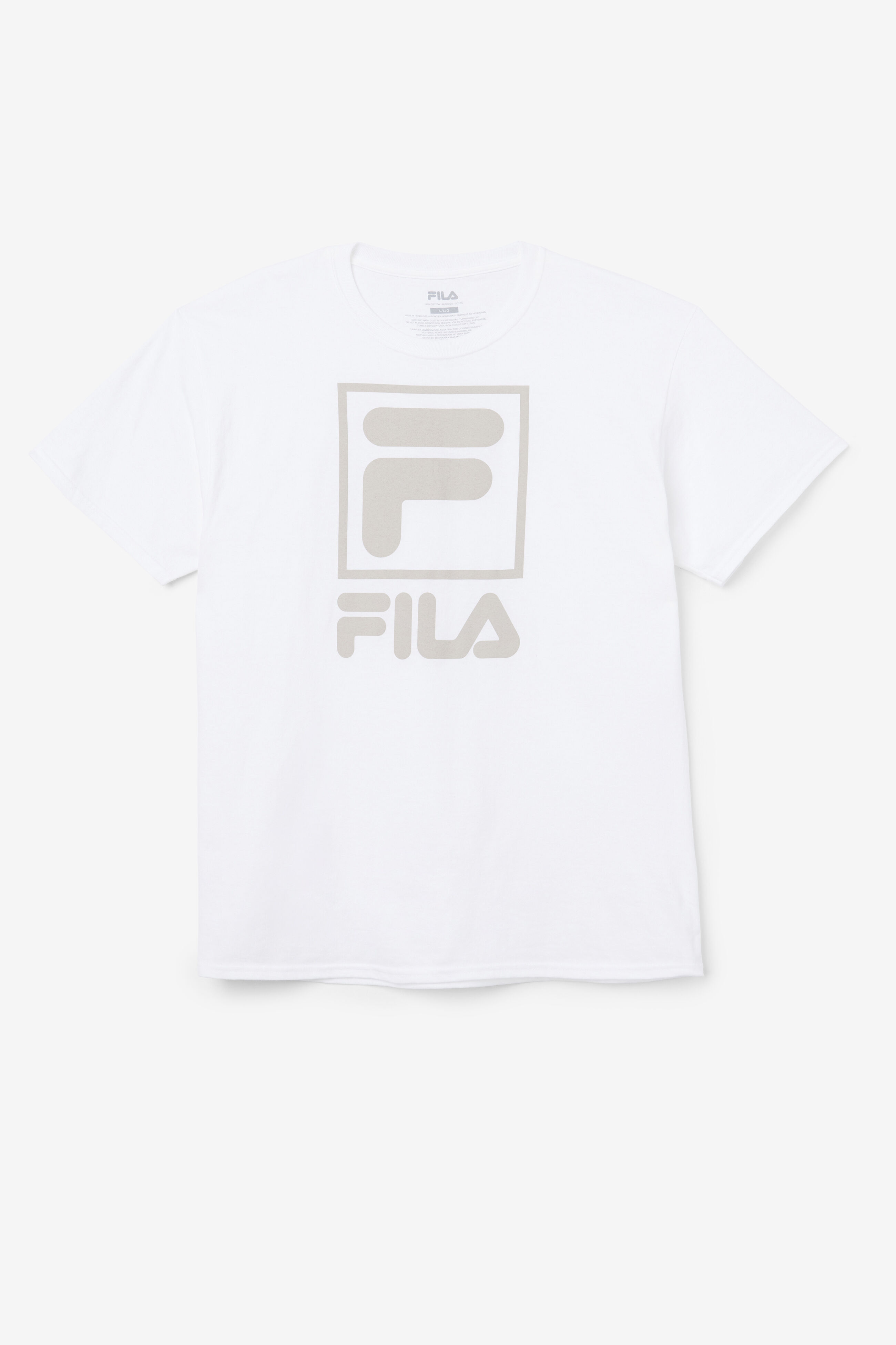 White fila tee discount