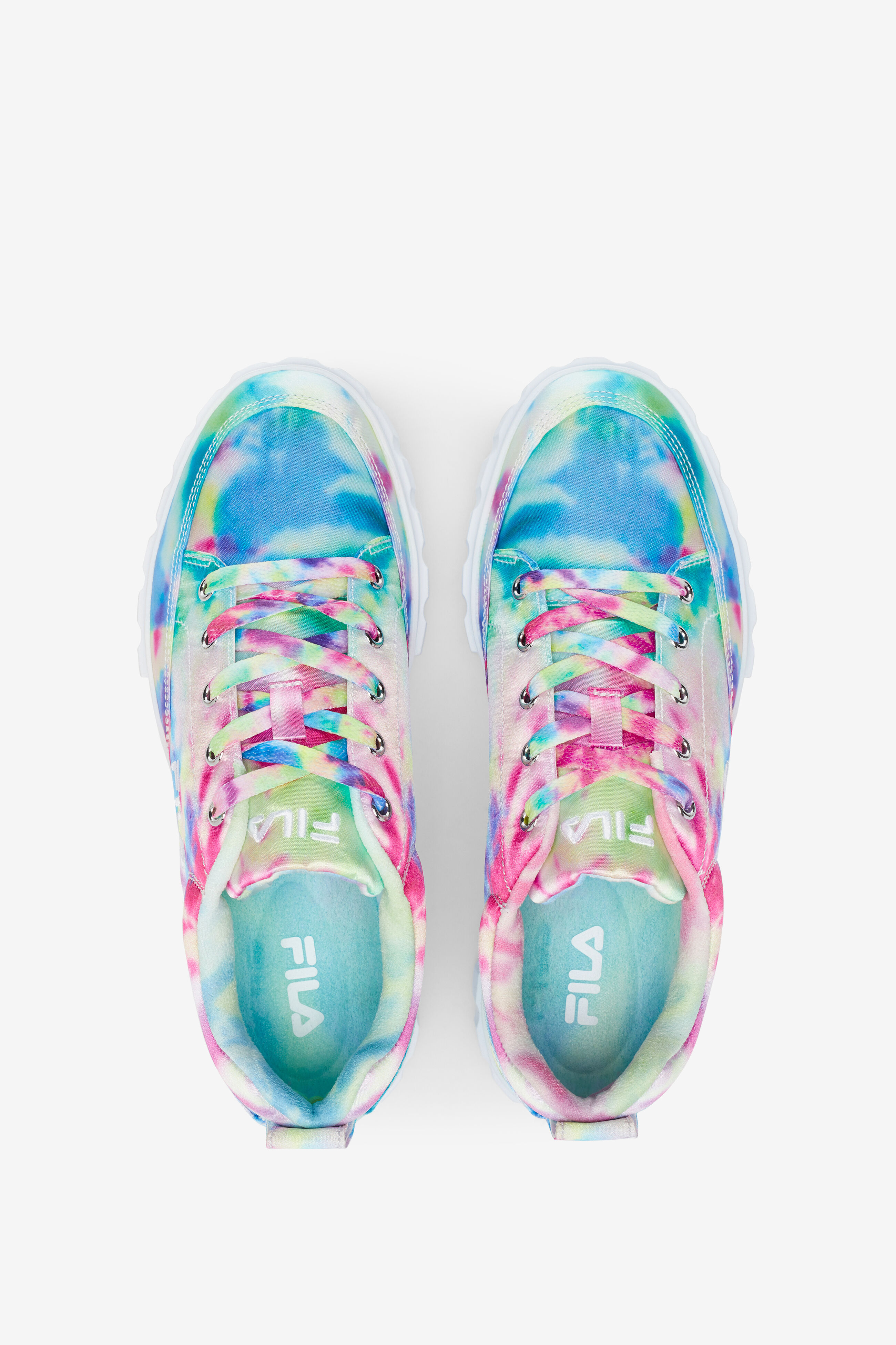 Tie dye fila shoes online
