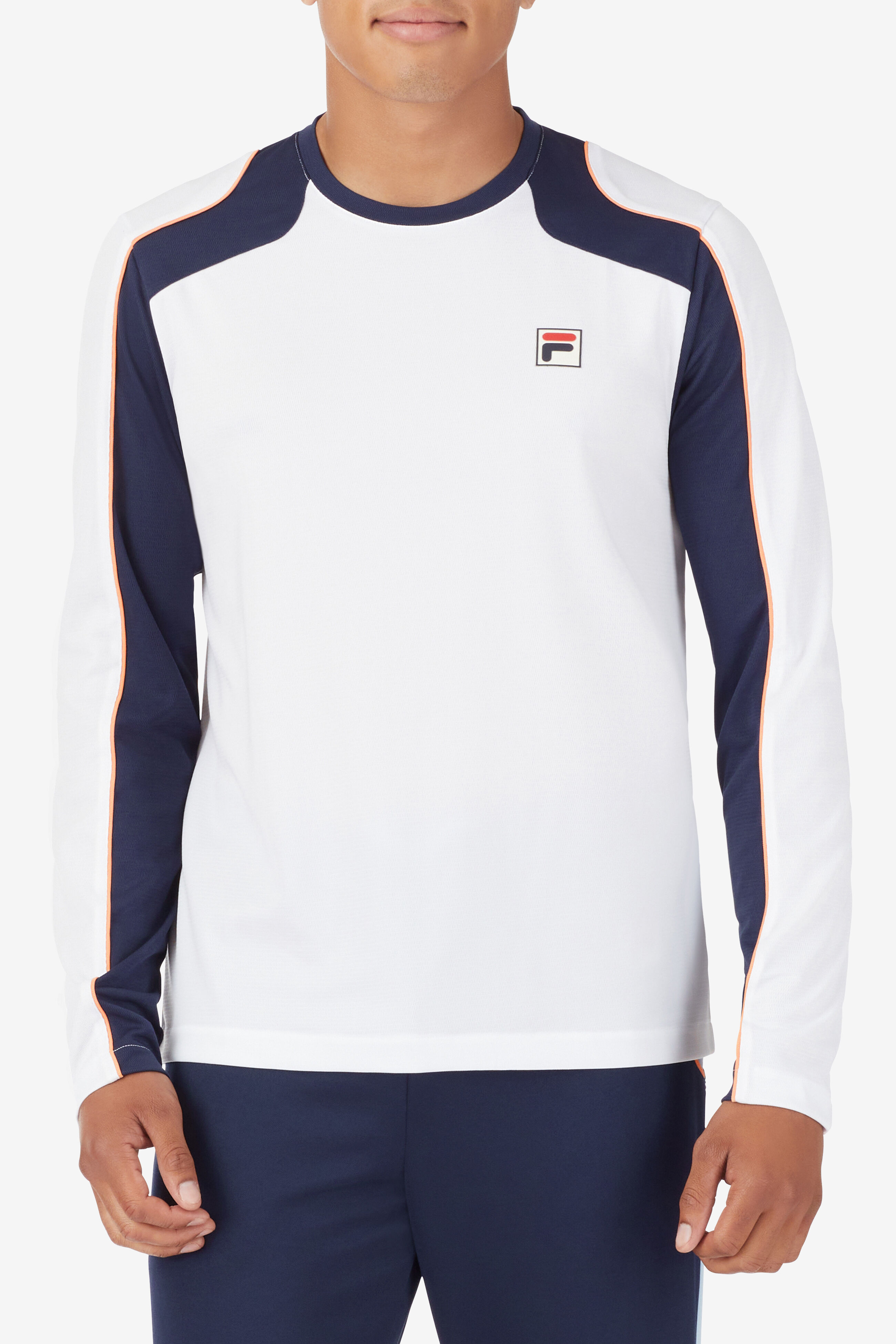 Solar Power Long Sleeve Men s Crewneck Shirt Fila