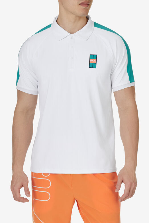 FILA X DVRX SS PIN STRIPE POLO
