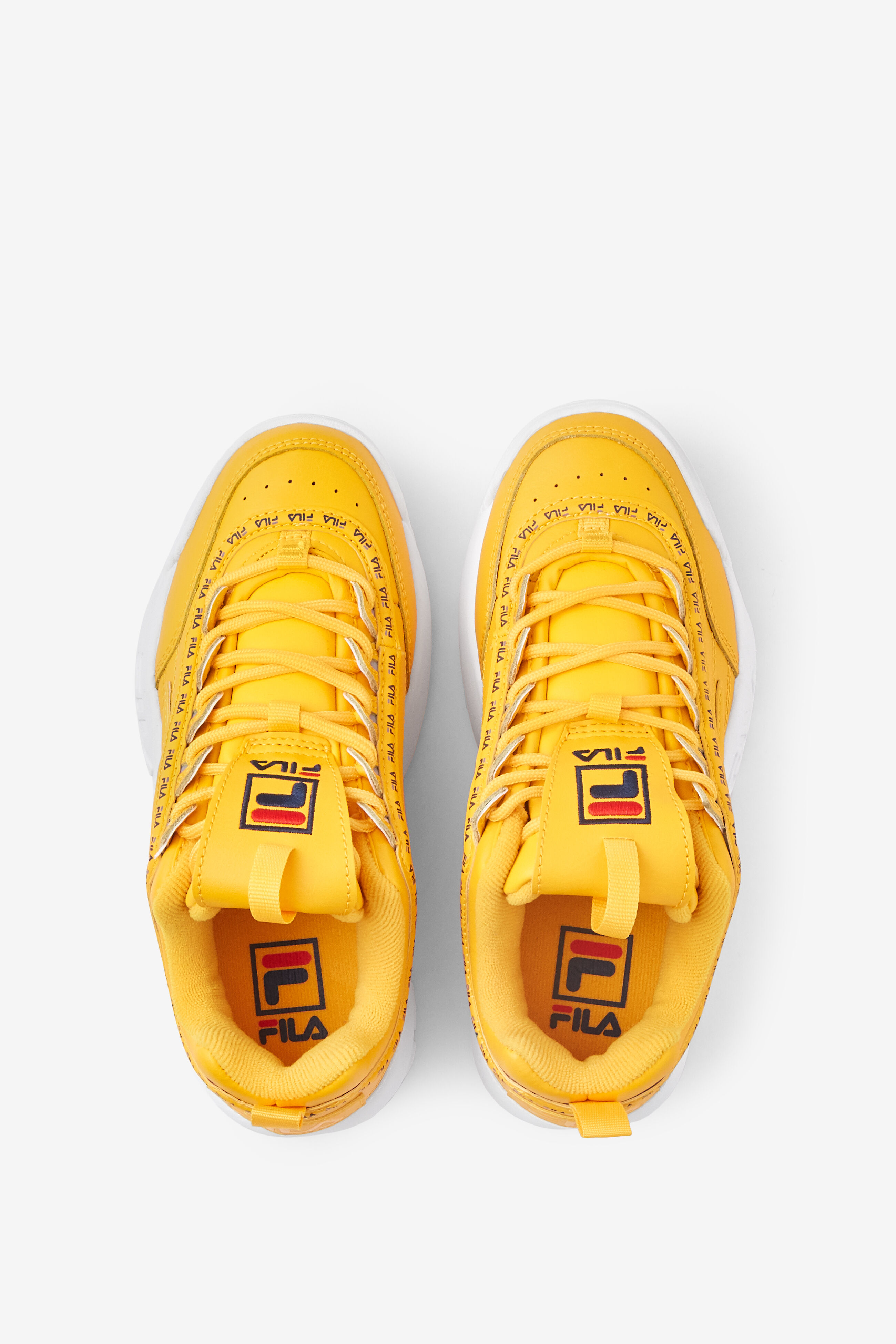 Fila disruptor top mustard yellow