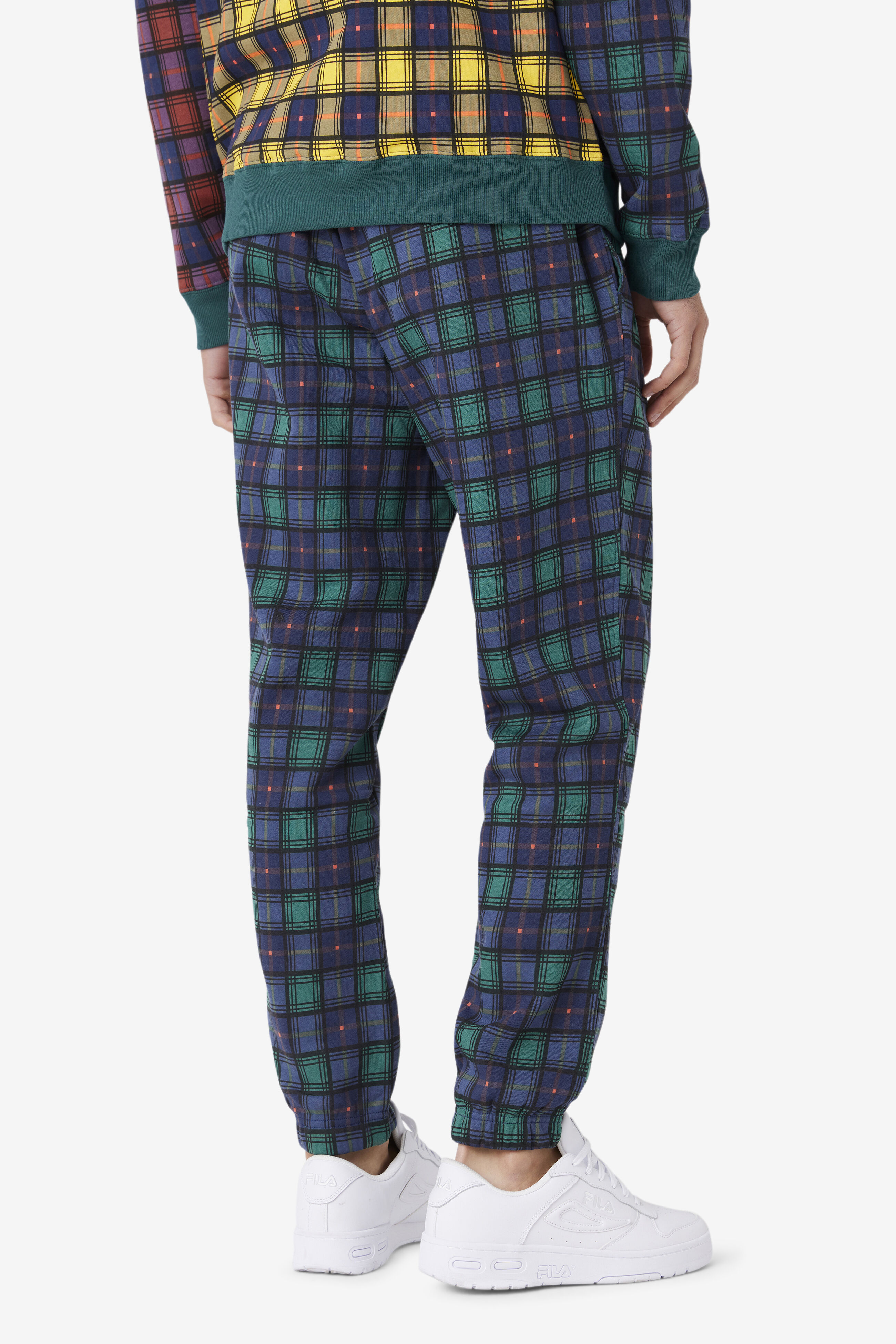 Fila shop checkered pants