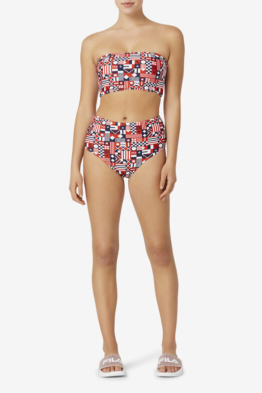 Religieus steen Ithaca Lu Two Piece Bandeau Bikini | Fila