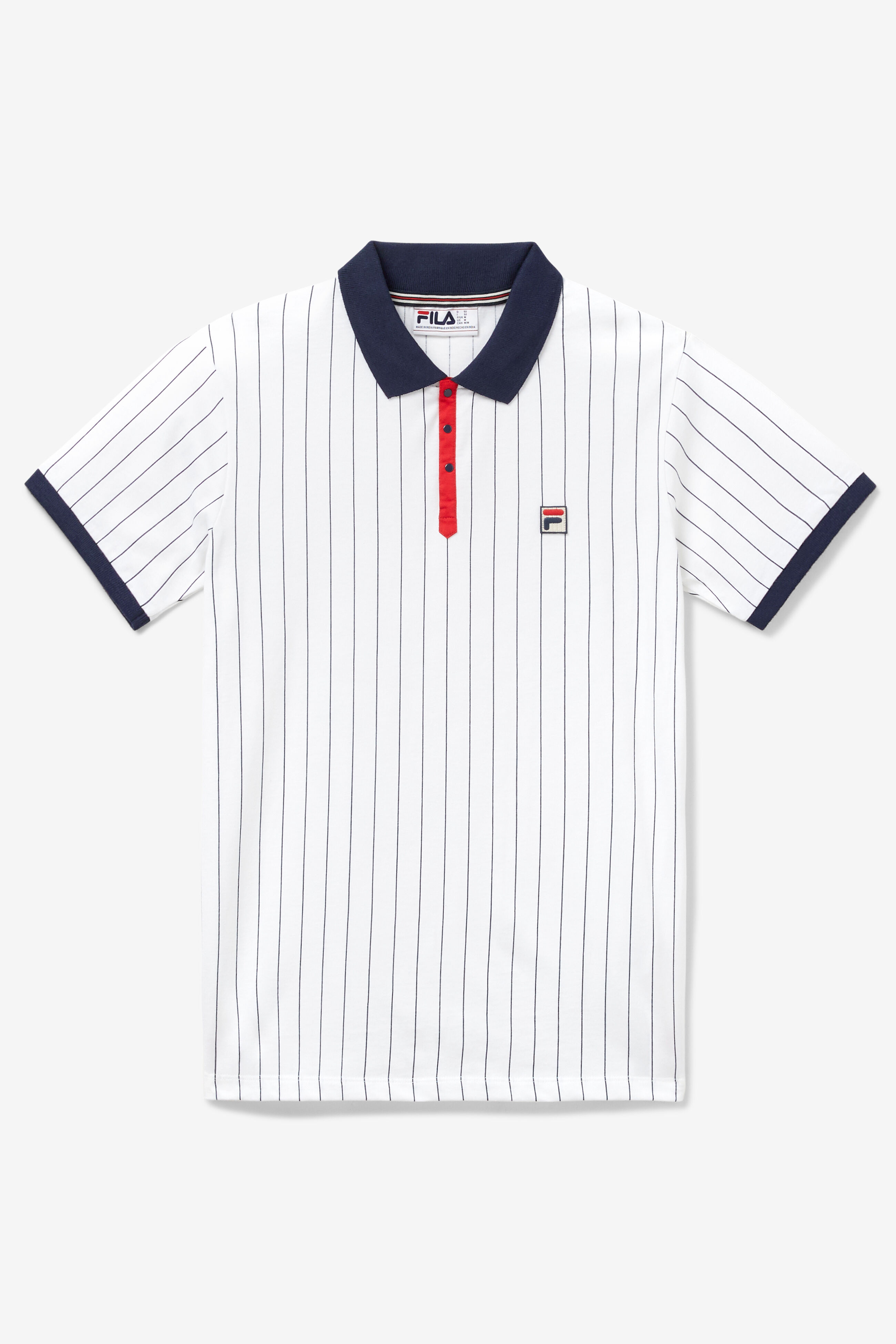Fila striped clearance polo shirt