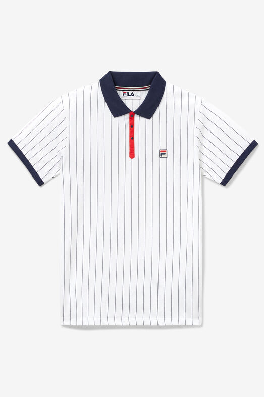 Bb1 Pin Striped Polo Shirt Fila