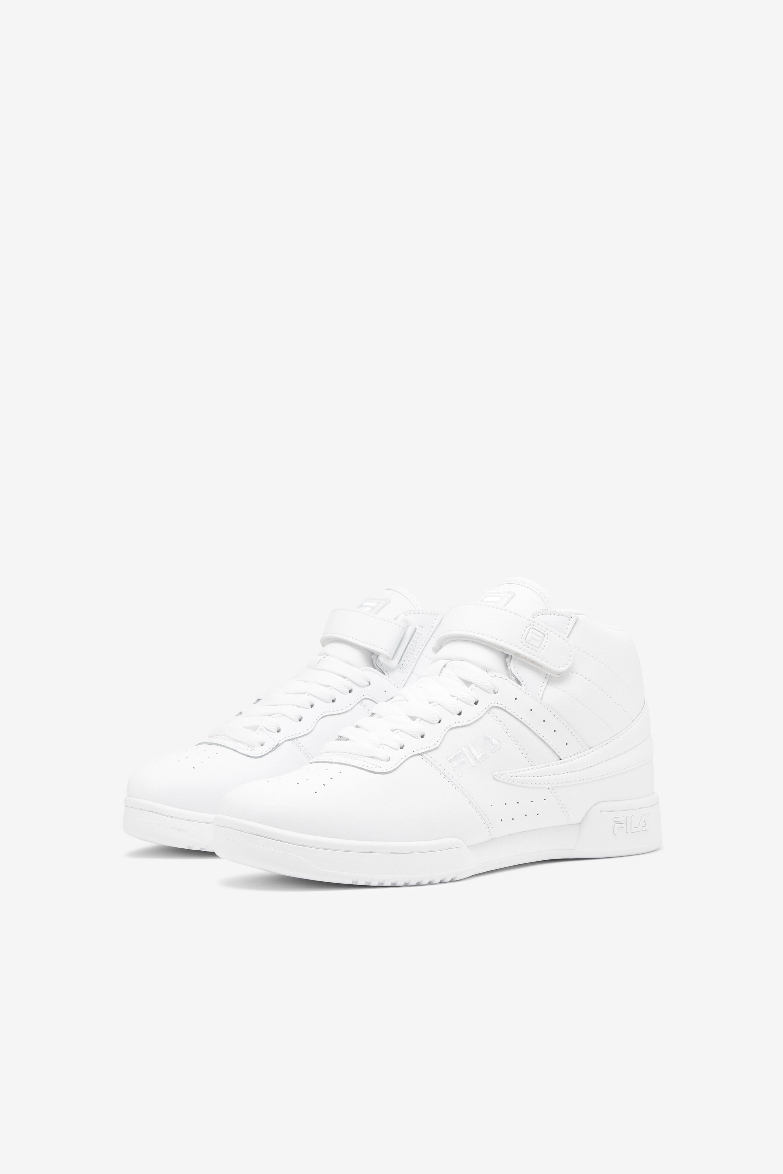Kids F 13 White Hi top Sneakers Fila