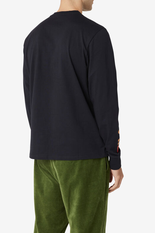 PATERSON X FILA LONG SLV TEE/BLACK/Large