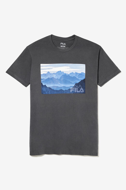MOUNTAIN VISTA TEE/DKGREYHEATHER/XS