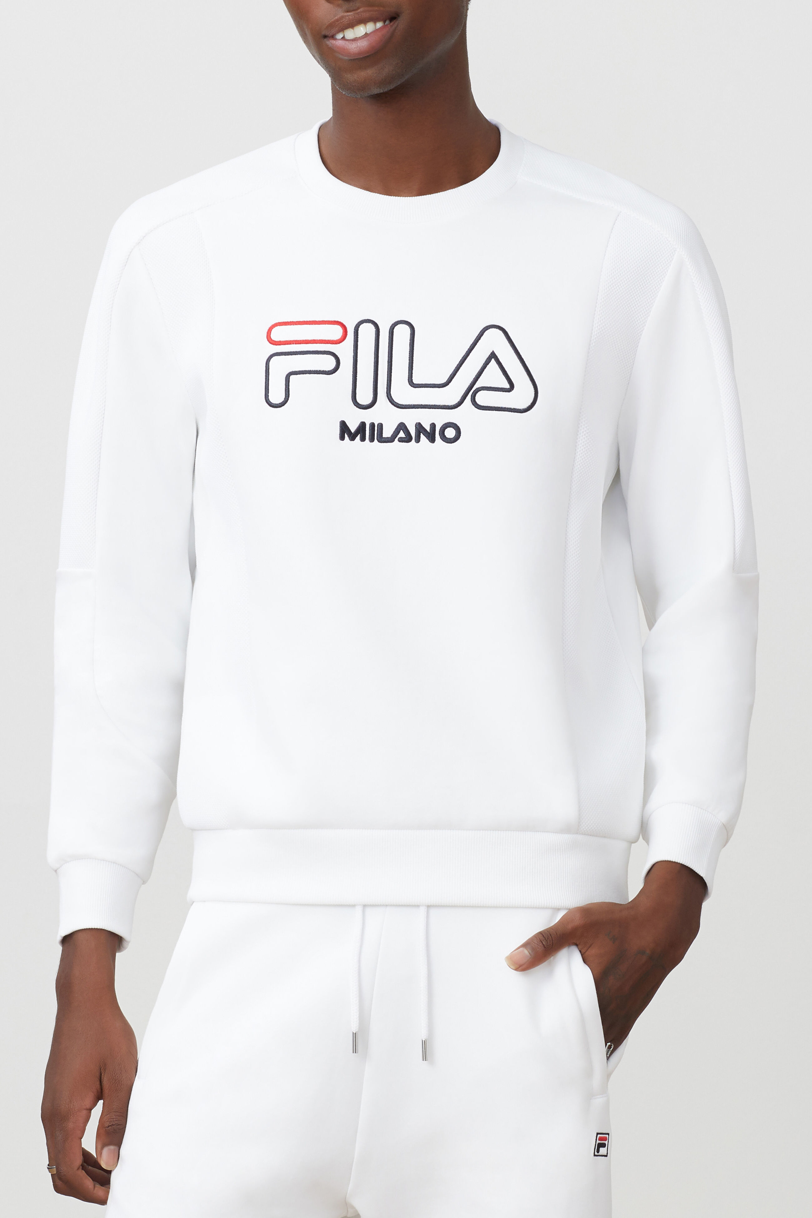Fila Milano Neoprene Sweatshirt Sweatshirts Hoodies Fila
