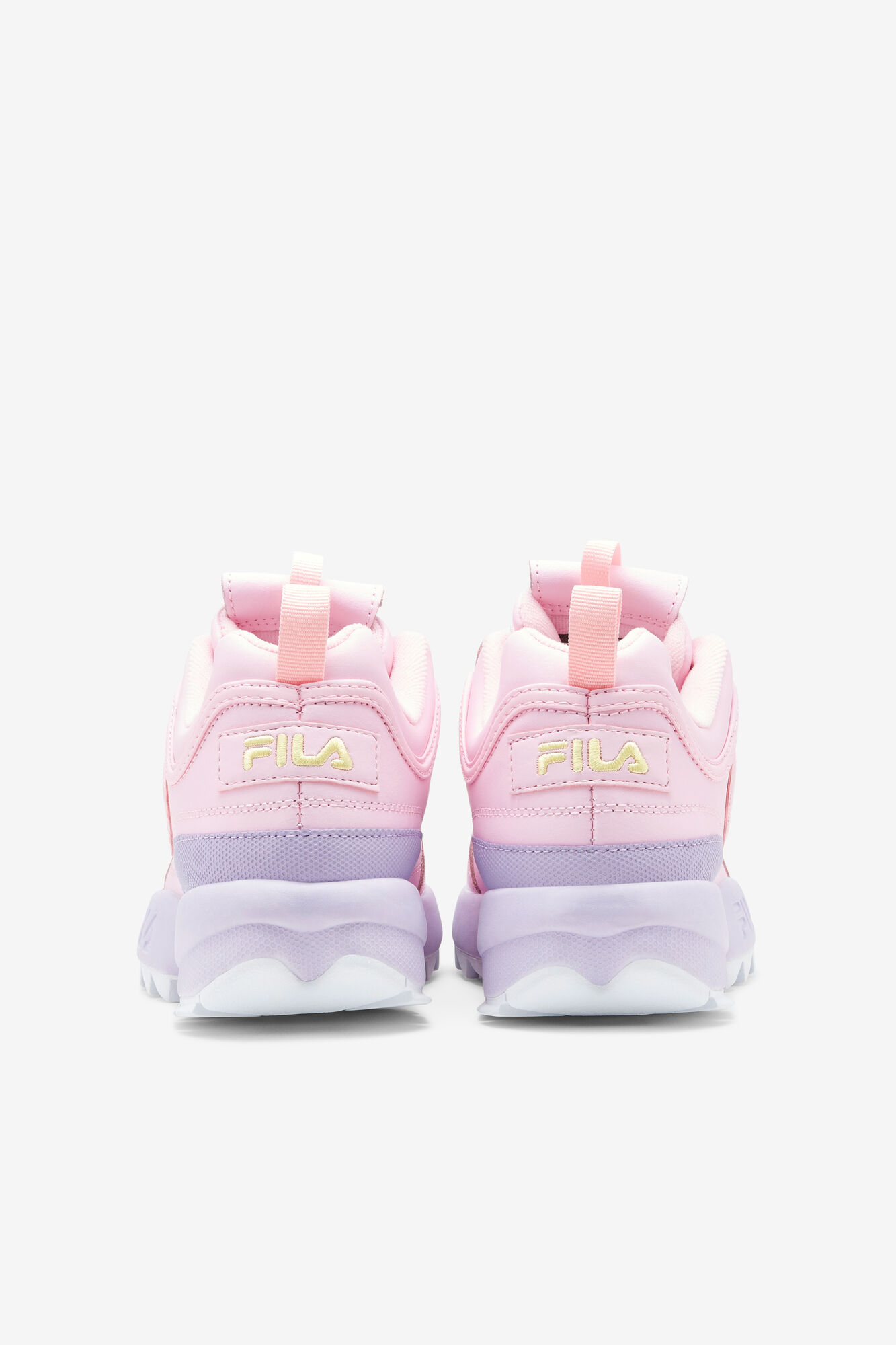 Women S Disruptor 2 Premium White Pink Shoes Fila