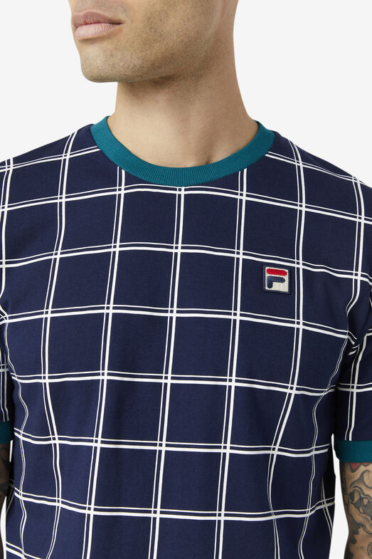 SLATE WINDOW PANE RINGER/PEAC/SHSPC/WHT/Large