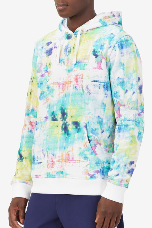 TIE PRINTED HOODIE