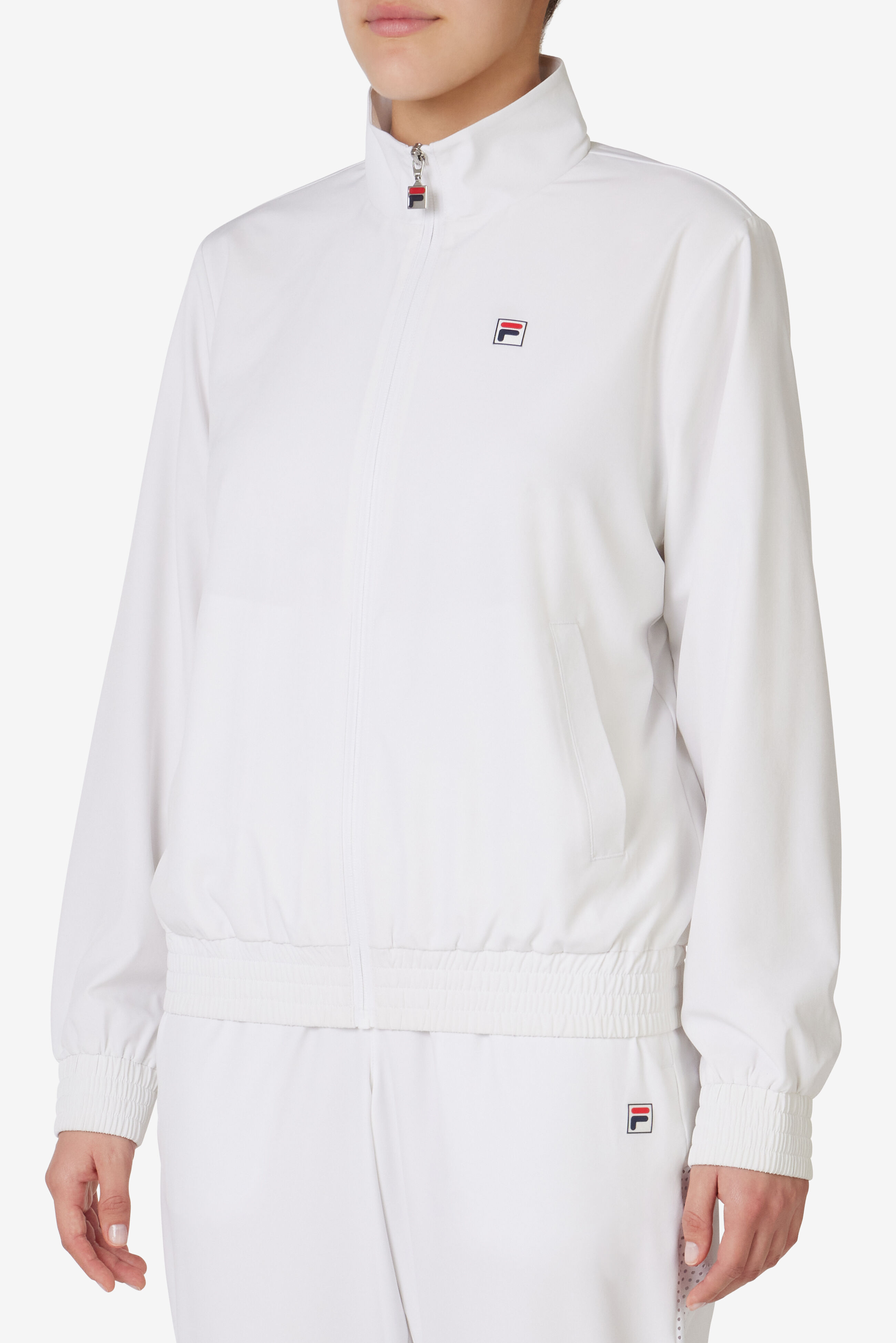 Fila white line jacket deals