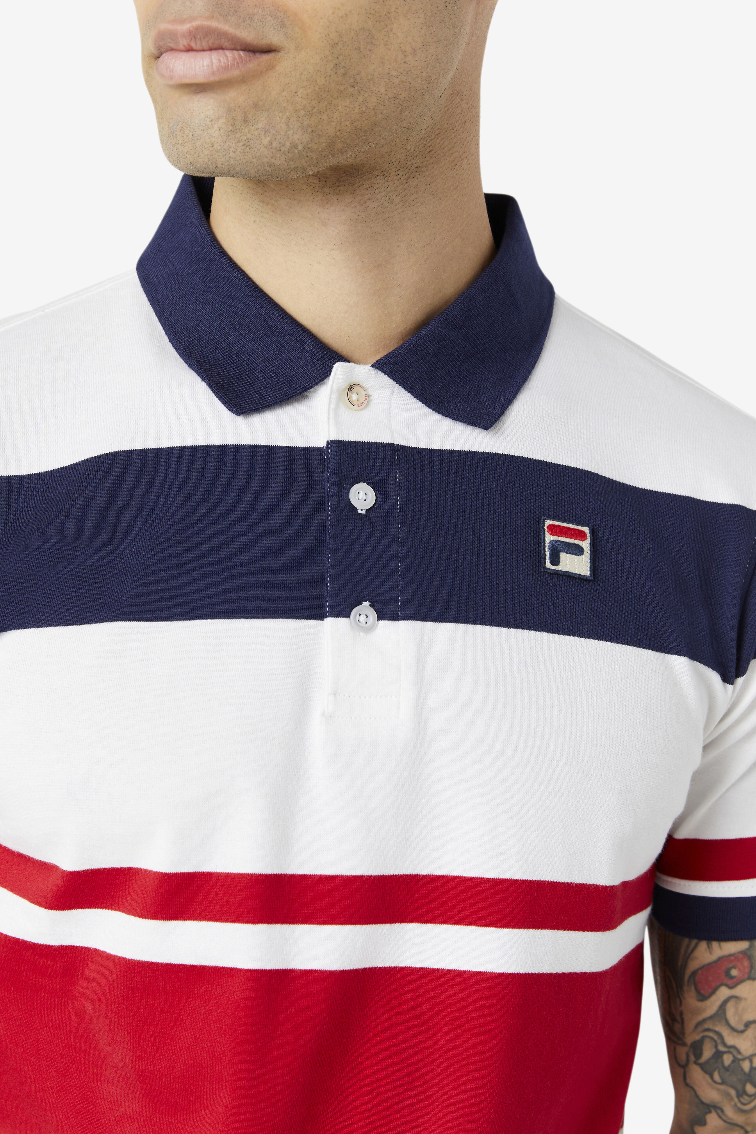 Jacinth Striped Polo Shirt | Fila