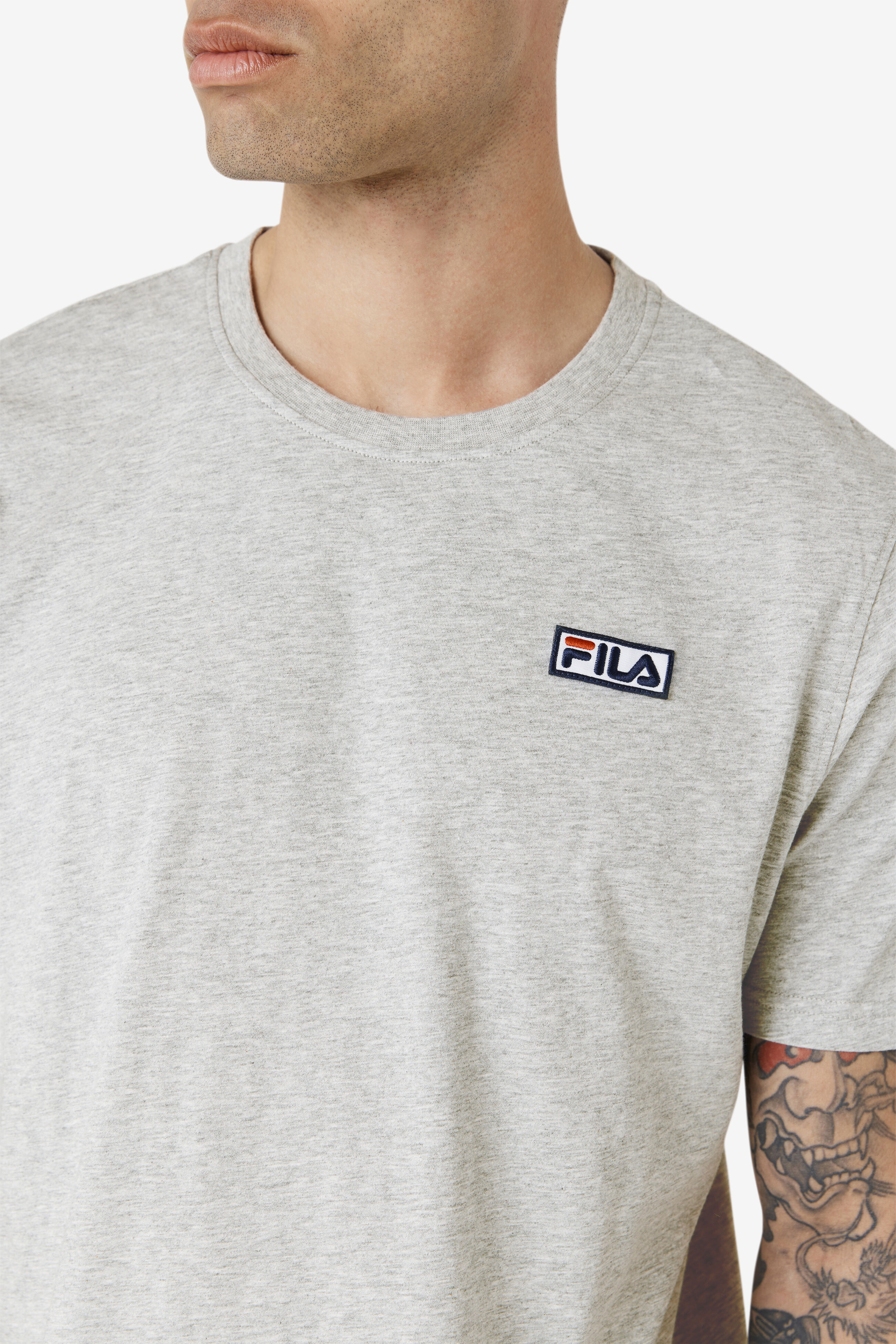 Fila grey best sale shirt