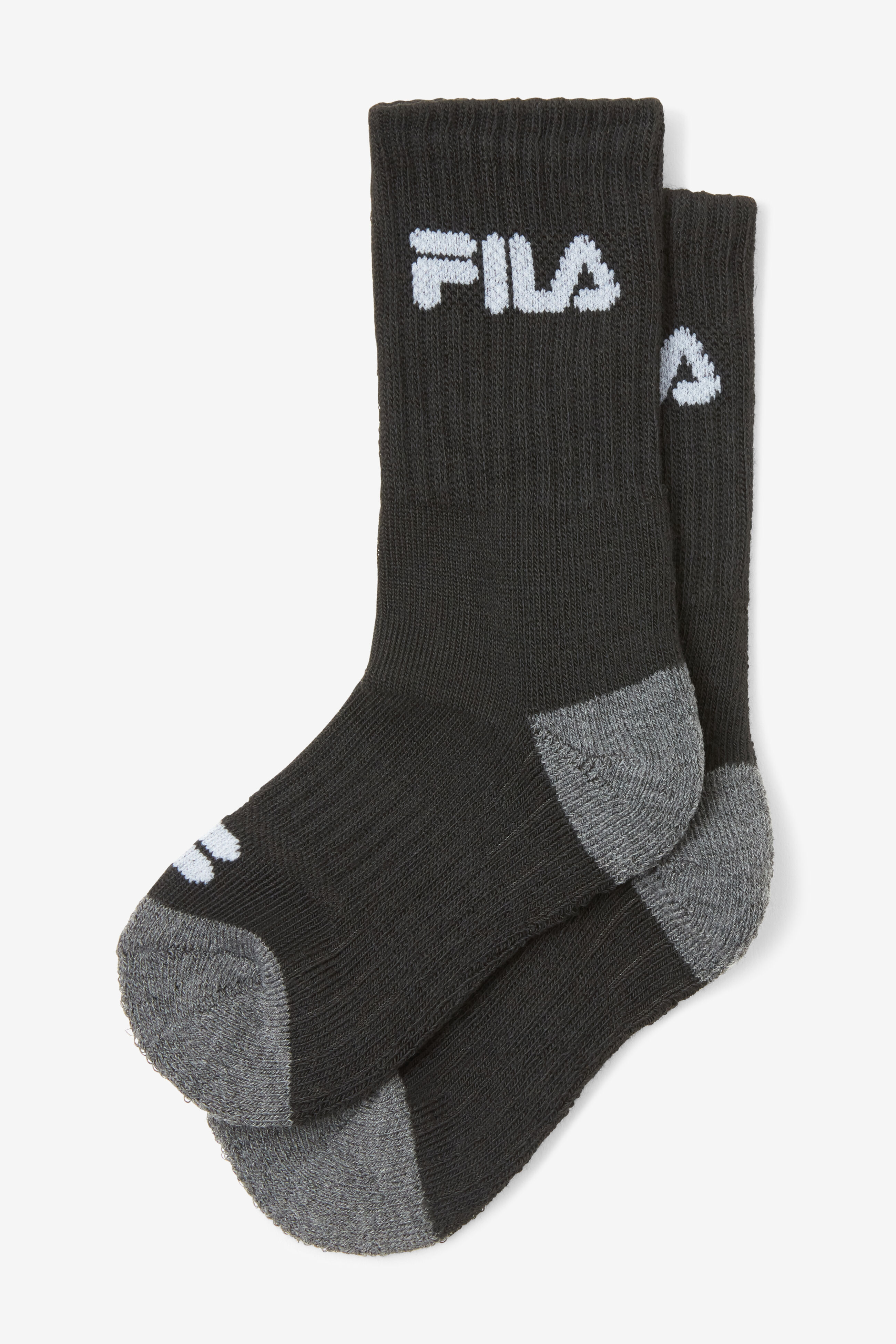 Kids Cushioned Crew Sock 6 pack Socks Hats Accessories Fila