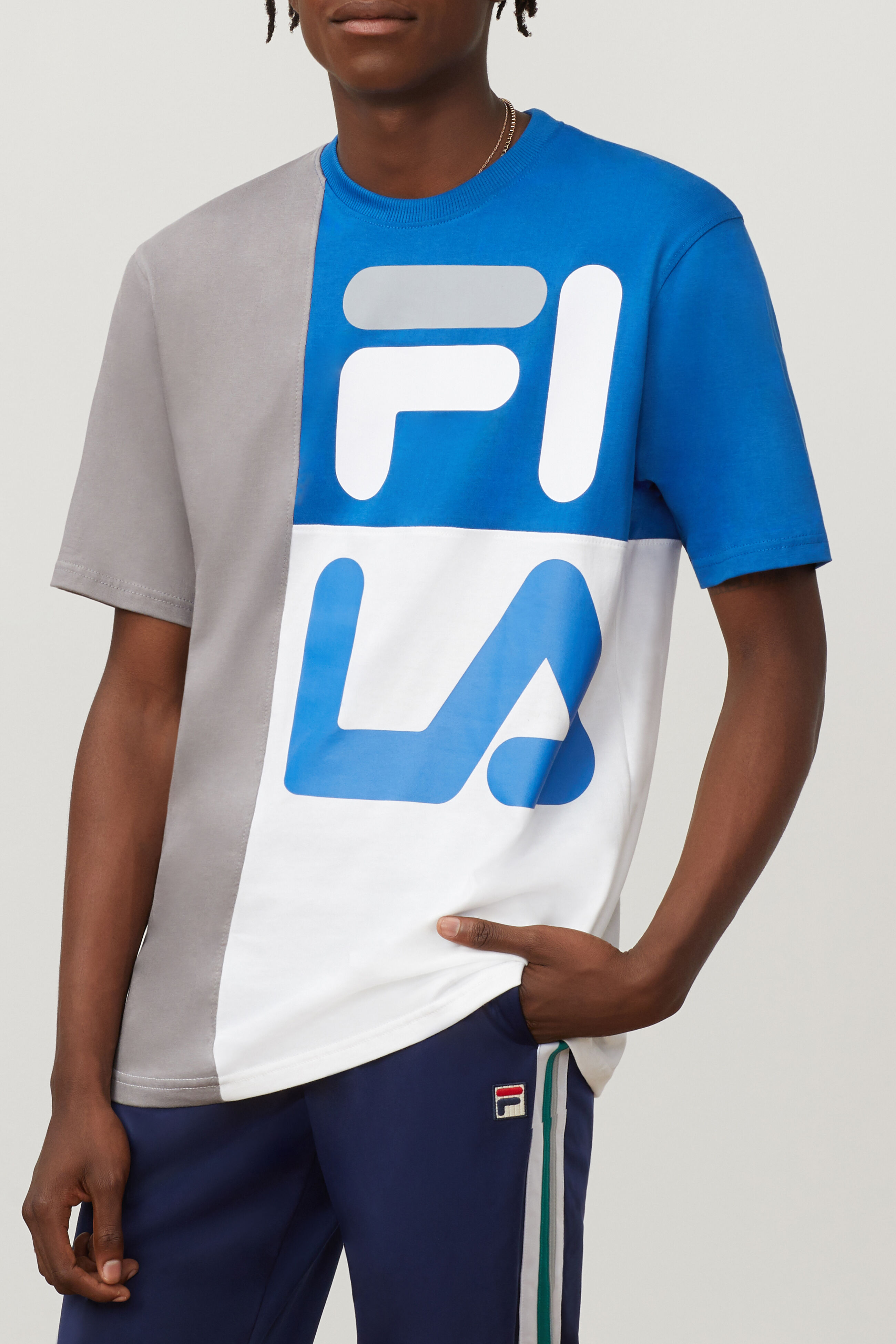 Fila tri color hotsell tee