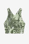 UPLIFT HIGH NECK SPORTS BRA/BASILMARBLE/Small
