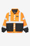 HI VIS BOMBER HOODED JACKET