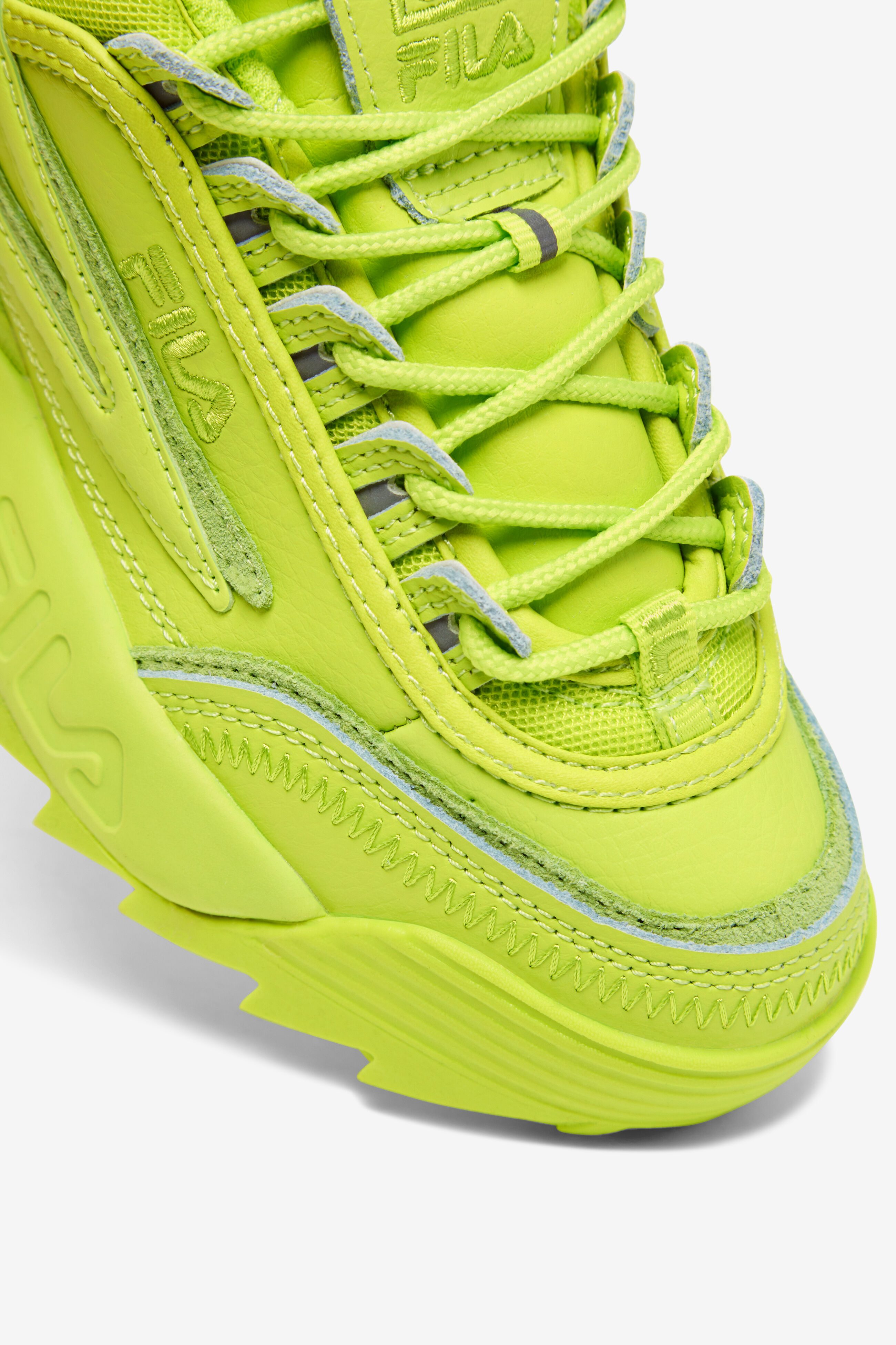 Lime green fila disruptor 2 discount