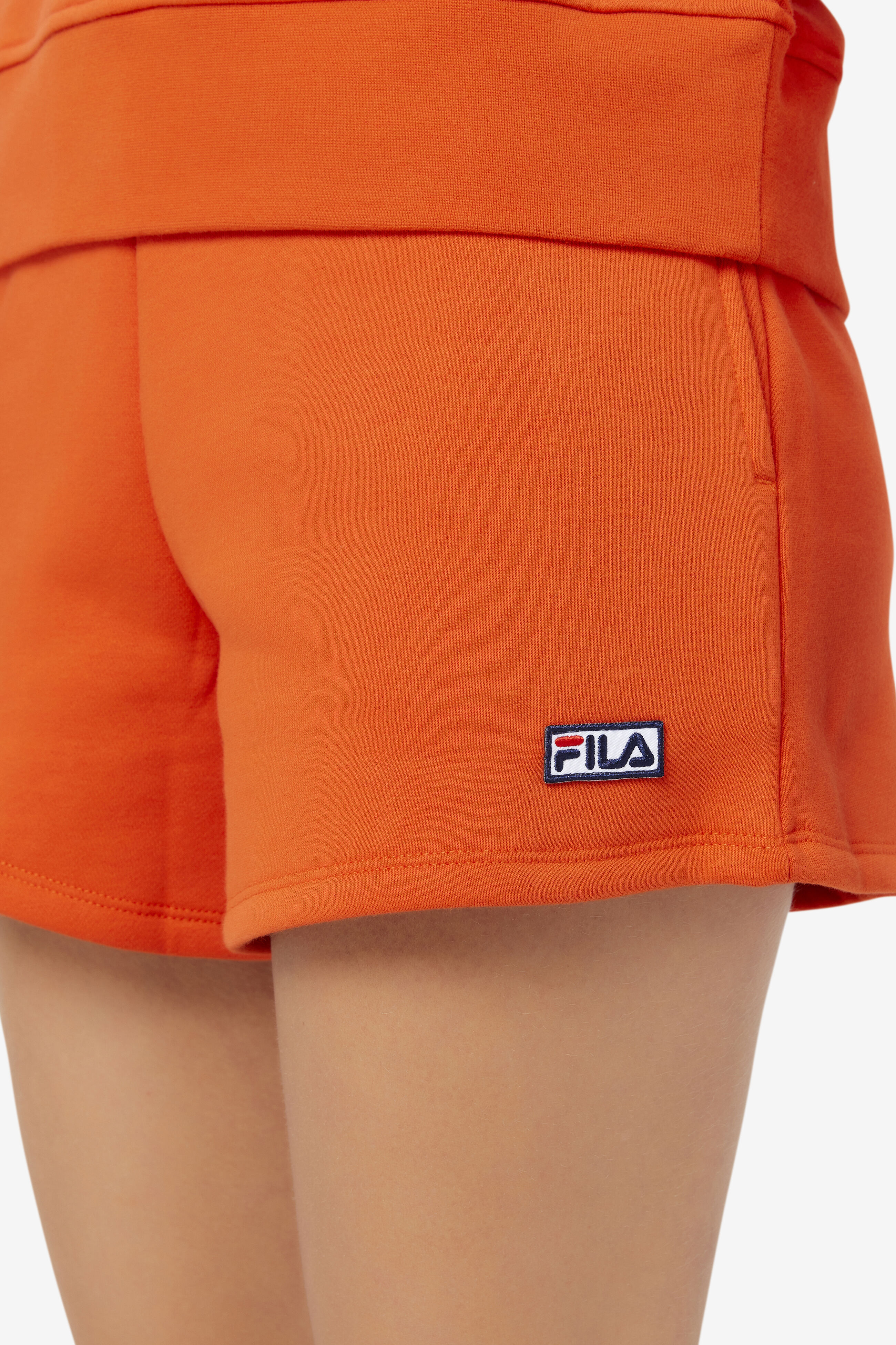 Fila shorts womens new arrivals orange