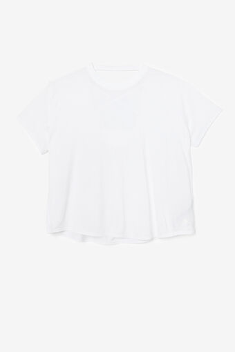 FI-LUX SHORT SLEEVE TOP/WHITE/1XLarge