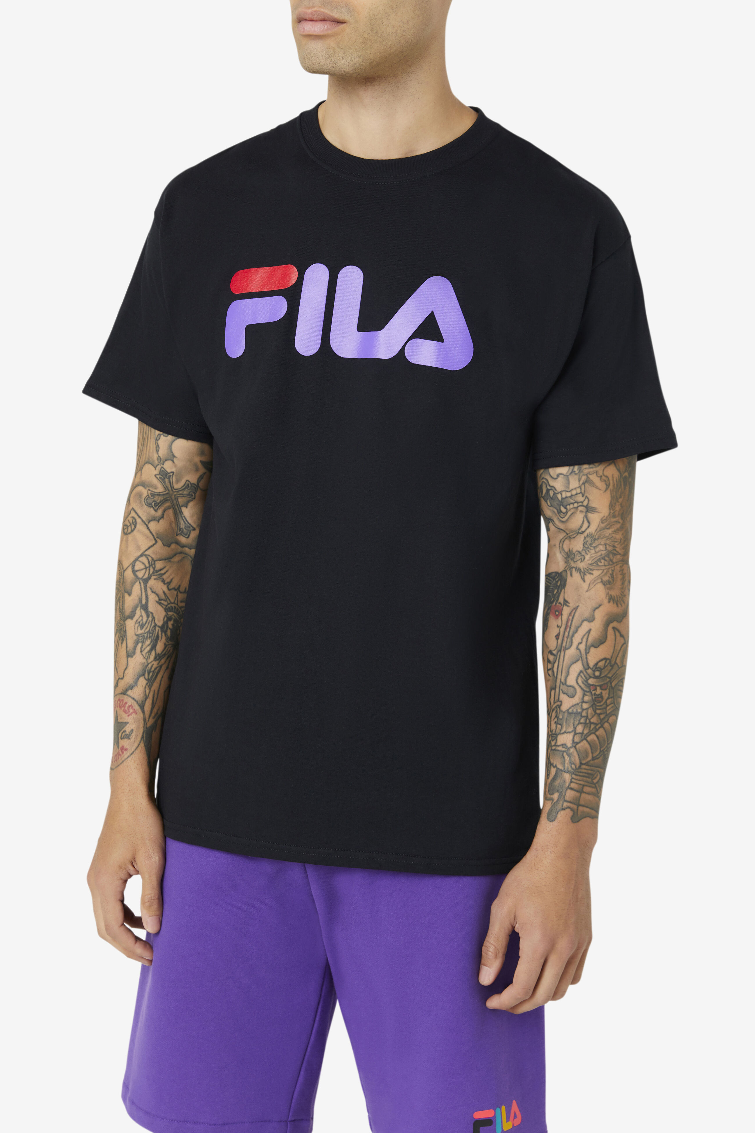 Fila t shop shirt mens purple