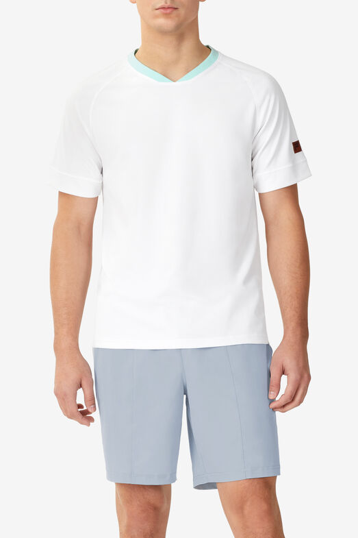 SHORT SLEEVE V-NECK